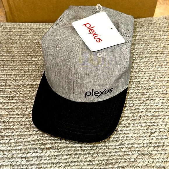 NWT Heather Gray Cap Hat Unisex Pink Drink Ambassador P L E X U S - Picture 3 of 9